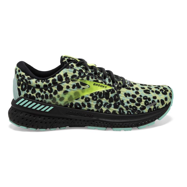 Brooks Womens Adrenaline Gts 21 Walking Shoes - Ocean/Black/Nightlife/Camo (410658-UDC)